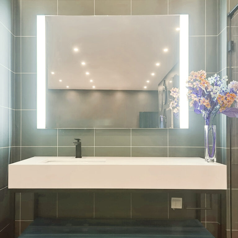 square led mirror